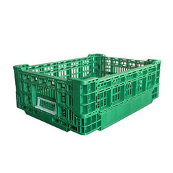 ZJKN403014W PP plastic material collapsible crate for fruit small size basket