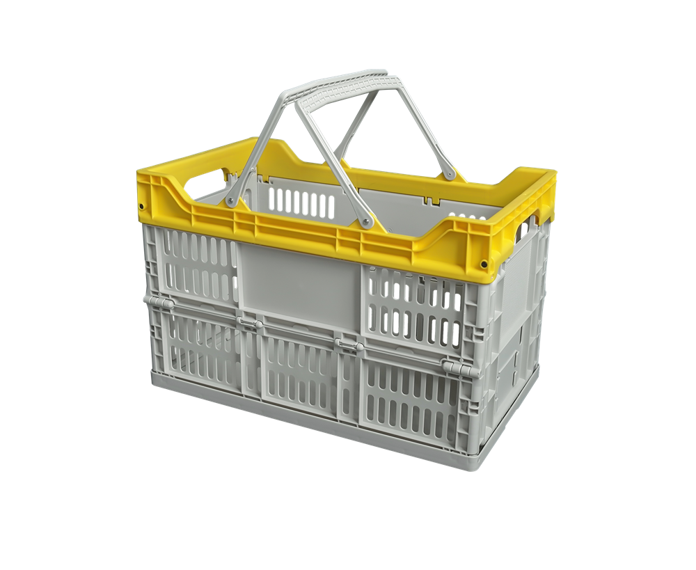foldable 480x280x310mm vented type durable shopping basket